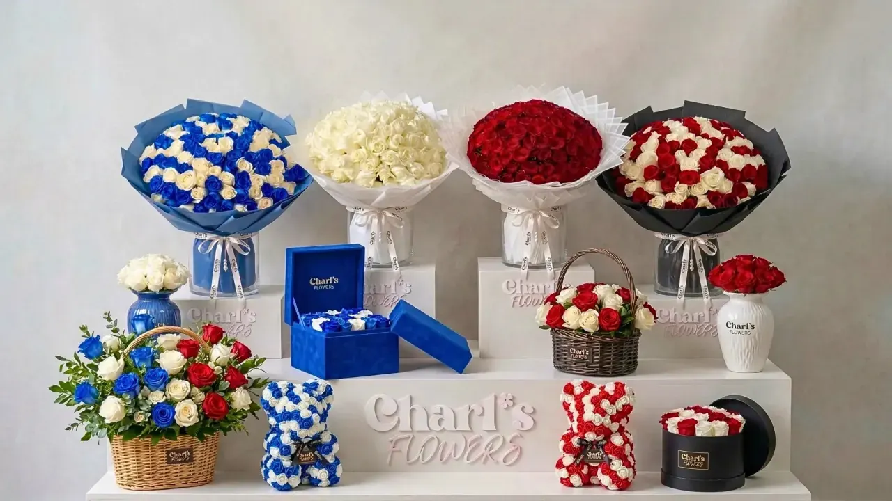 Charls Flowers Miami – Fresh Handcrafted Rose Bouquets Same-Day Delivery